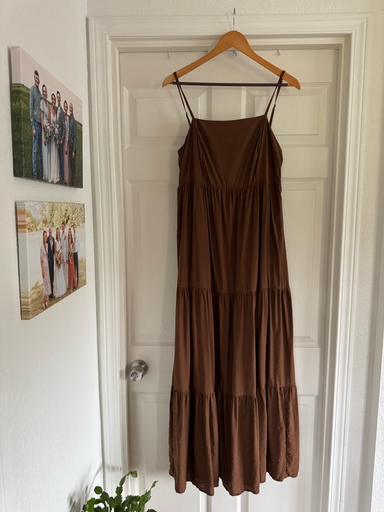 Nine West Dresses & Skirts - Nine West Maxi Dress, Brown, Size Large